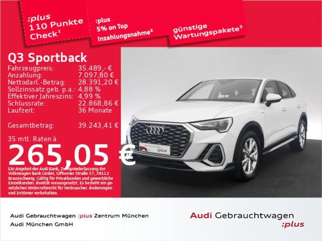 Audi Q3 35 TFSI S tronic S line ACC/Kamera/ 2023 Benzine