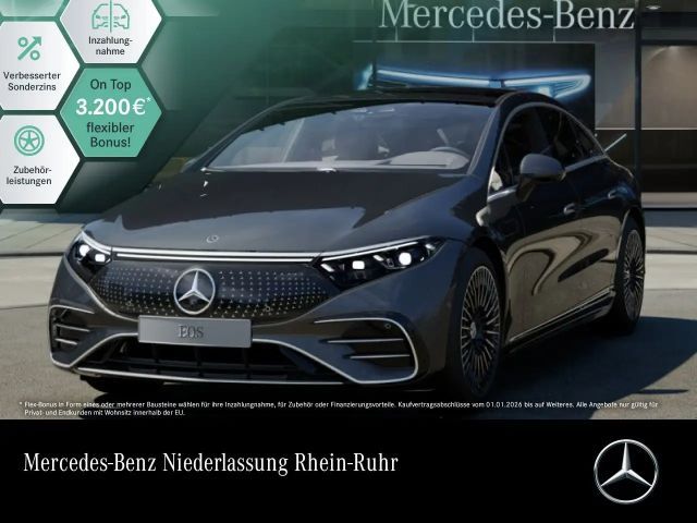 Mercedes-Benz EQS 580 4Matic AMG Fahrass Airmat Pano Burmester 2023 Elektrisch