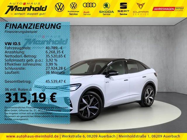 Volkswagen ID.5 GTX 4M, DCC, AHK, Kamera, Wärmepumpe 2024 Elektrisch