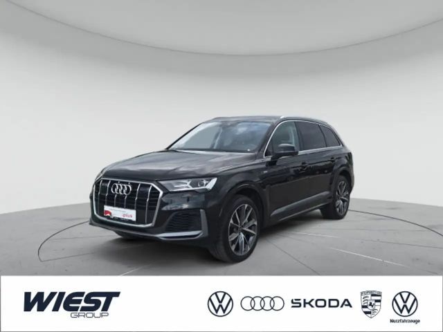 Audi Q7 S line 55 TFSI e LUFT/AHK/B&O/HUD/PANO/21"/36 2022 Hybride / Benzine