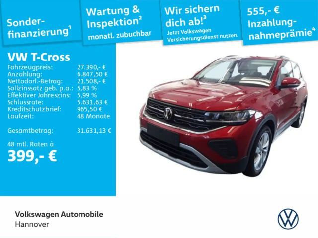 Volkswagen T-Cross 1.5 TSI DSG Life Navi LED Kamera DigCock 2025 Benzine