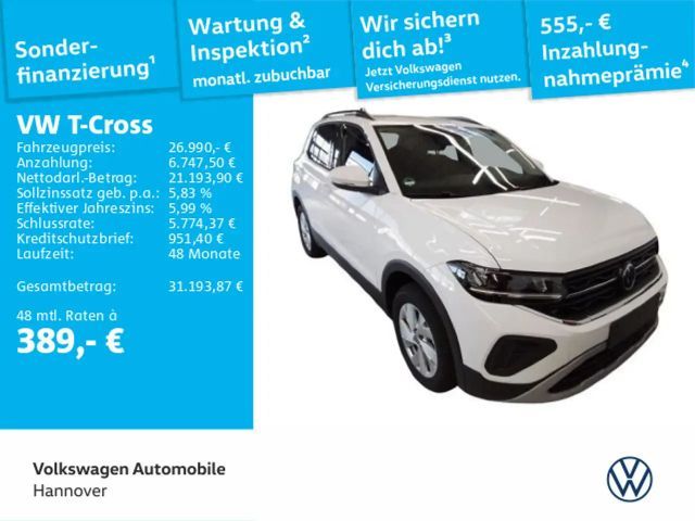 Volkswagen T-Cross 1.5 TSI DSG Life Navi LED Kamera DigCock 2025 Benzine