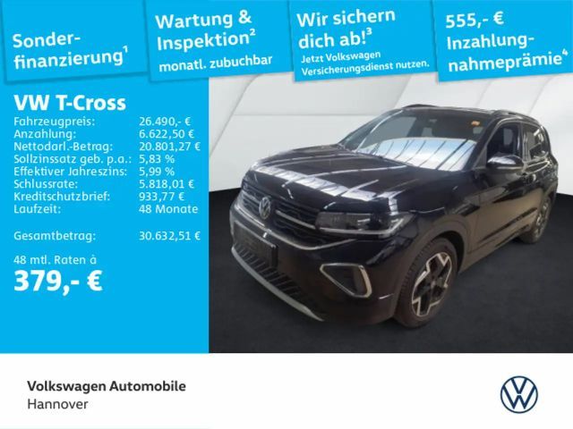 Volkswagen T-Cross 1.5 TSI DSG R-Line Navi AHK LED-Matrix K 2025 Benzine