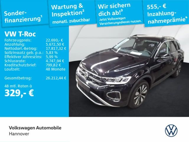 Volkswagen T-Roc 1.0 TSI Goal Navi ACC LED Dig.Cockpit SHZ 2025 Benzine