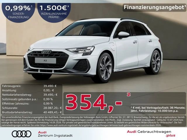 Audi A3 Sportback 40 TFSI e S line LED AHK KAMERA ACC 2025 Hybride / Benzine