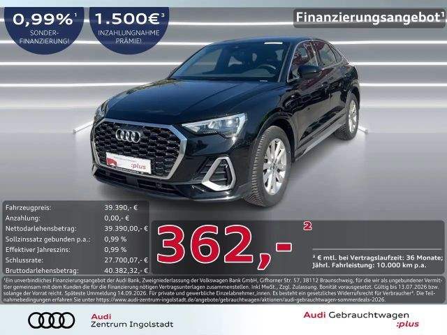 Audi Q3 Sportback 35 TDI S line KAMERA ACC NAVI PDC+ 2025 Diesel