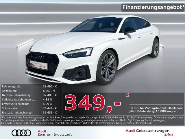 Audi A5 Sportback 40 TFSI qu S line MATRIX AHK Navi+ 2023 Benzine