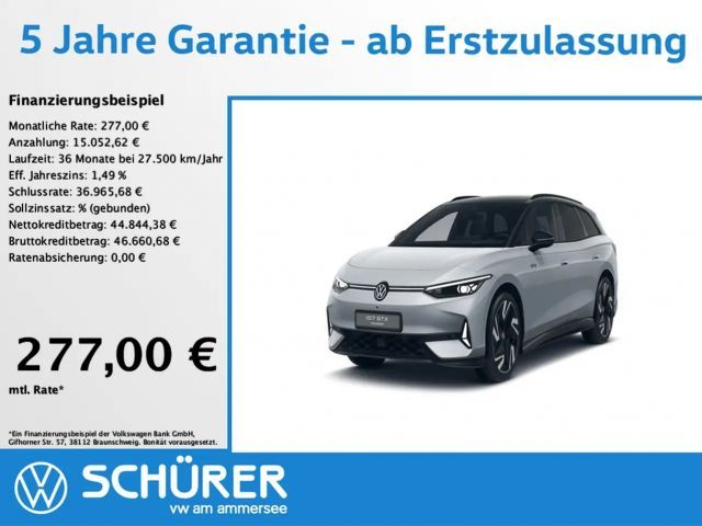 Volkswagen ID.7 Tourer GTX 4Motion Hkardon Pano AHK DCC 360° WP... 2025 Elektrisch