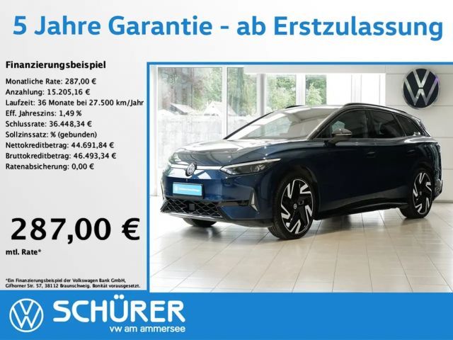 Volkswagen ID.7 Tourer GTX 4Motion Pano DCC AHK Memory HuD Keyl... 2025 Elektrisch