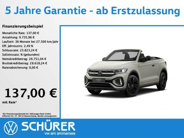 Volkswagen T-Roc Cabriolet 1.5TSI DSG R-Line Karmann AHK 2025 Benzine