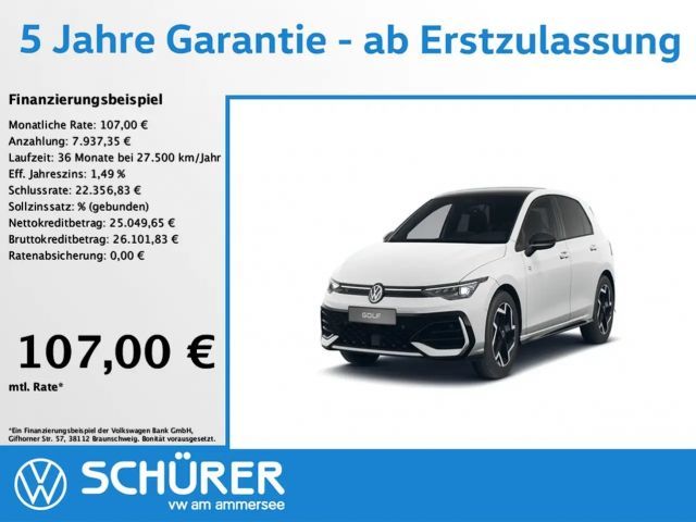Volkswagen Golf VIII 1.5TSI R-Line BlackStyle AHK StdHz Rkam Ke... 2025 Benzine
