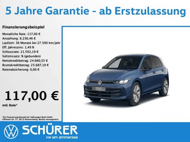 Volkswagen Golf VIII eHybrid Energy AHK ACC 360° Totwinkel Navi 2025 Hybride / Benzine