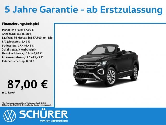 Volkswagen T-Roc Cabriolet 1.0TSI Style StdHz RKam ACC Navi 2025 Benzine