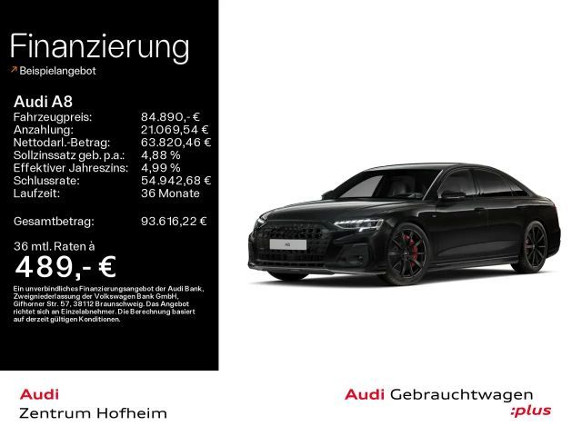 Audi A8 60 TFSIe qu 2x S line tip*B&OAd*HUD*HD Matrix 2025 Hybride / Benzine
