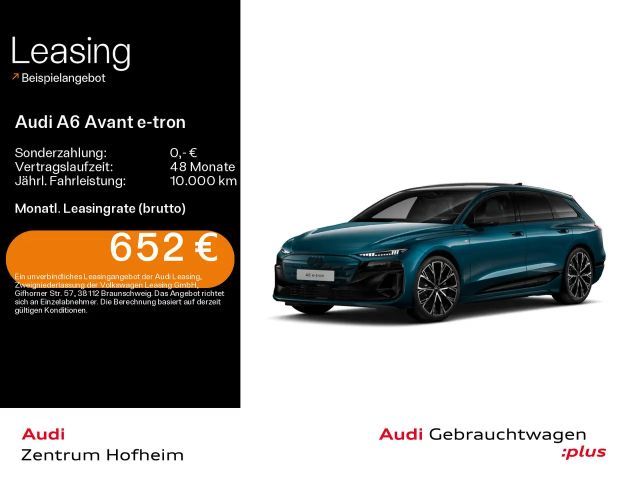 Audi A6 e-tron S line edition one blue*Air*B&O* 2025 Elektrisch