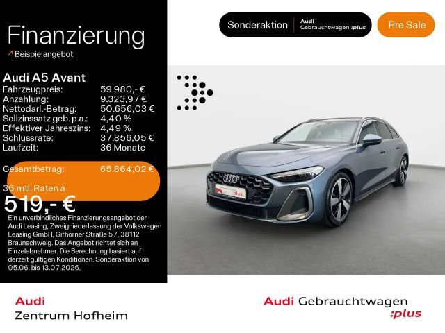 Audi A5 e-hybrid qu S line S tro*Pano*Matrix*Vi 2025 Hybride / Benzine
