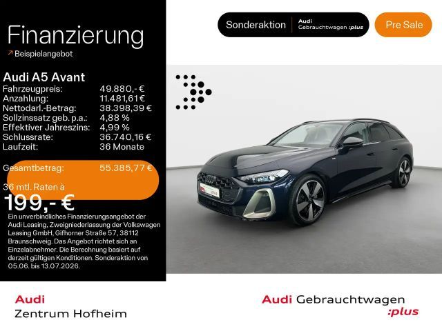 Audi A5 40 TDI S line edition one S tro*B&O*HUD 2025 Diesel