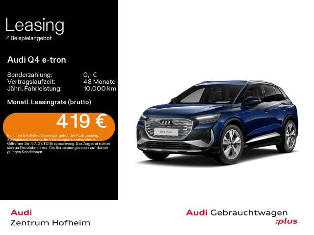 Audi Q4 e-tron 45 S line*LED*Virtual*Navi+*Sportsitze 2025 Elektrisch