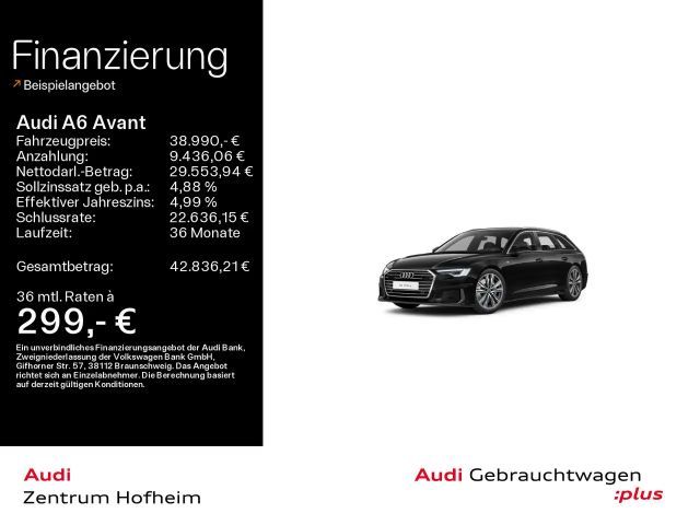 Audi A6 50 TFSI e 2x S line*20"*Tour*Stadt*Matr 2023 Hybride / Benzine