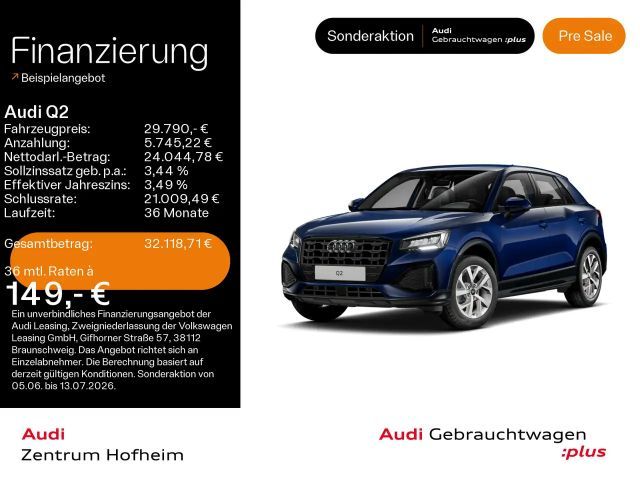 Audi Q2 35 TDI Advanced S tro*LED*Virtual*Navi+*Teill 2025 Diesel