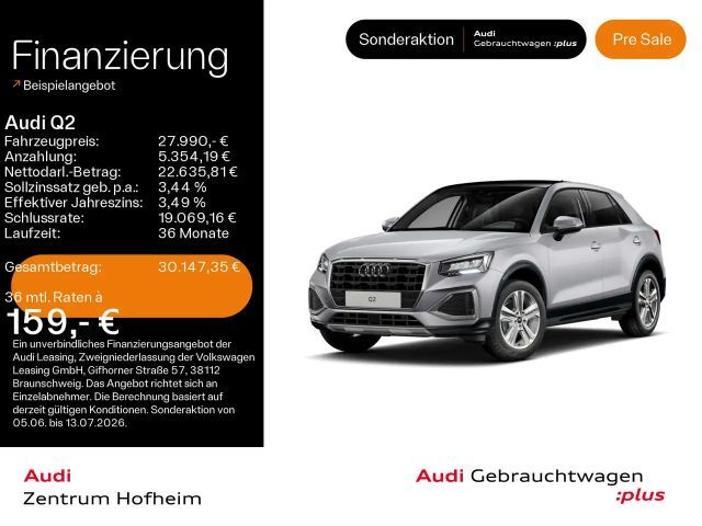 Audi Q2 30 TFSI Advanced*Pano*LED*Virtual*Navi+*Sport 2025 Benzine