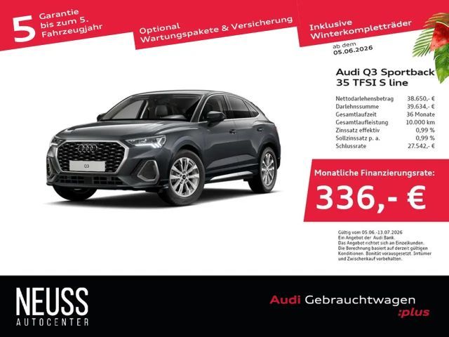 Audi Q3 Sportback 35 TFSI S line AHK+LED+ACC+PRIVACY+AK... 2025 Benzine