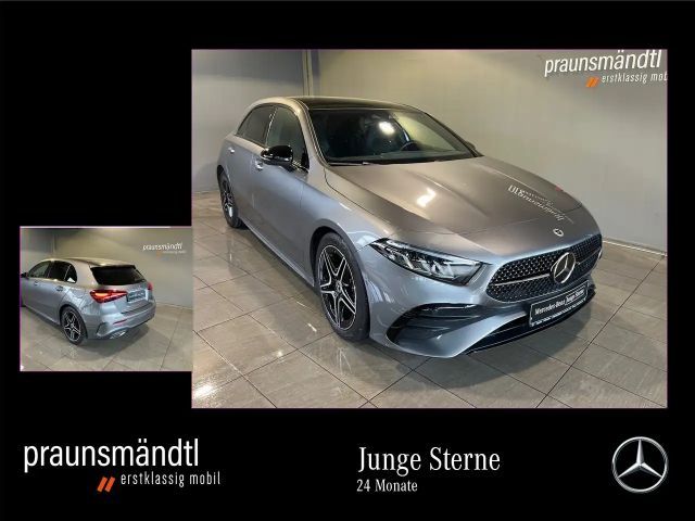 Mercedes-Benz A 200 AMG Night AHK/Pano/Kamers/Distr/SHZ/MBUX + 2024 Benzine