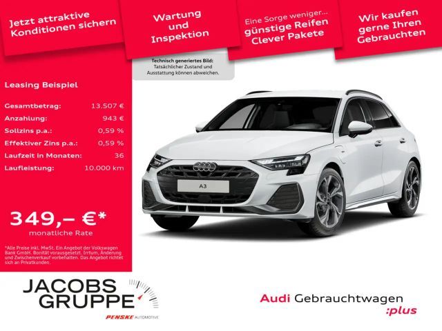 Audi A3 Sportback 40 TFSI e S-tronic S line AHK/Kamera/Navi Plus/LED/MMI Ex 2025 Hybride / Benzine