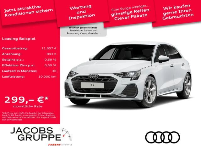 Audi A3 Sportback 35 TFSI S-tronic S line HUD/Kamera/Navi Plus/Sonos 2025 Benzine