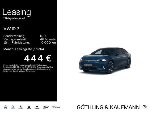 Volkswagen ID.7 GTX 4M*NAVI*WP*AHK*360*IQ.DRIVE*IQ.LIGHT*20 2025 Elektrisch