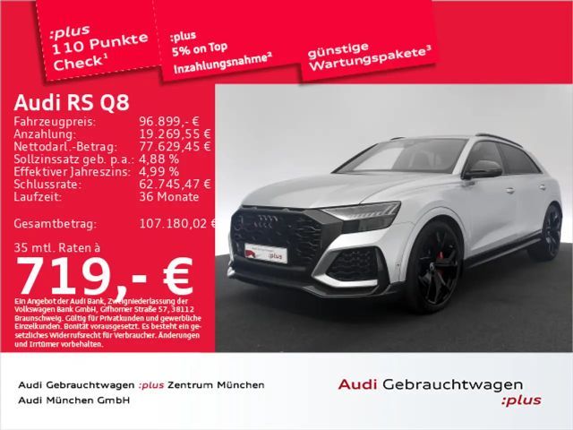 Audi RS Q8 Dynamik+/Keramik/Carbon/StdHzg/AHK/B&O 2022 Benzine