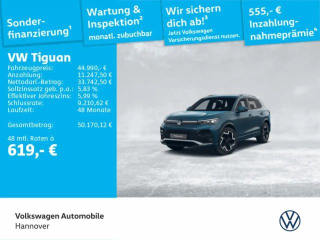 Volkswagen Tiguan 2.0 TDI DSG R-Line DCC Kamera AHK ACC Dig 2025 Diesel