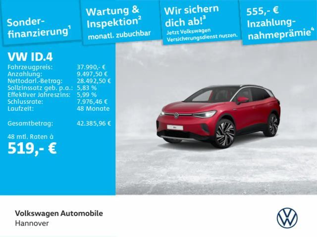 Volkswagen ID.4 Pro Performance AHK ACC PDC Pano IQ.Light N 2024 Elektrisch