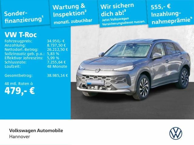 Volkswagen T-Roc Style 1.5 eTSI DSG Navi Keyless Rückfahrka 2026 Benzine