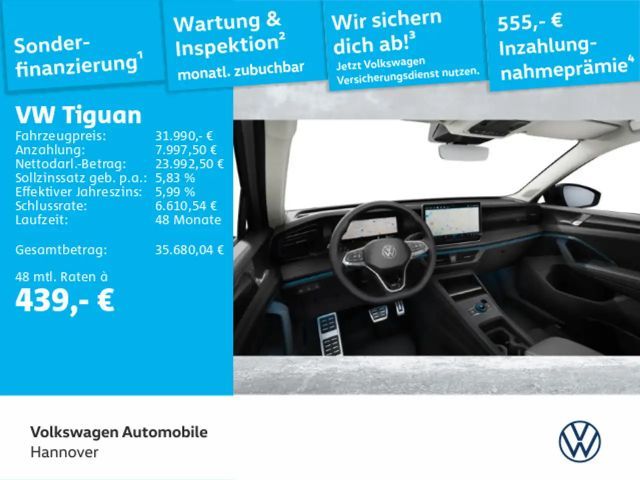 Volkswagen Tiguan 1.5 eTSI DSG Goal Navi AHK LED DigCockpit 2025 Benzine
