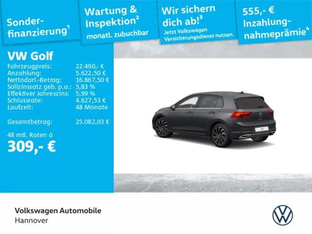 Volkswagen Golf VIII 1.4 DSG eHybrid Style Navi Pano LED Di 2022 Hybride / Benzine