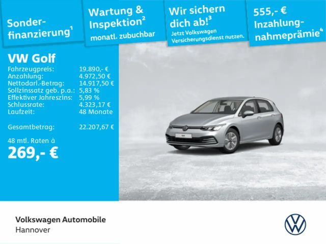 Volkswagen Golf VIII 2.0 TDI Life Navi LED DigCockpit PDC 2023 Diesel