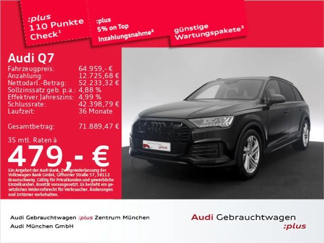 Audi Q7 50 TDI qu. Pano/AHK/7-Sitzer/Matrix 2023 Diesel