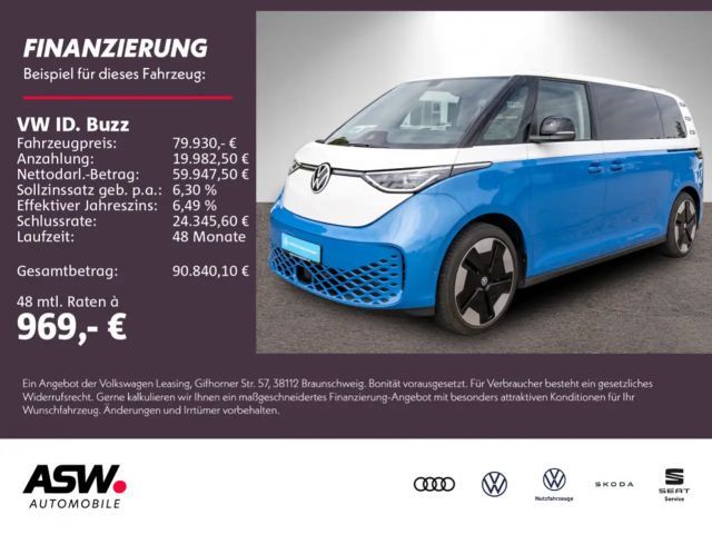 Volkswagen ID. Buzz ID.Buzz Pro LR LED Navi RFK HUD Wärmepumpe AHK 2025 Elektrisch