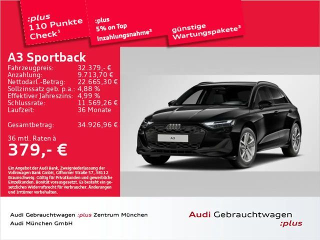Audi A3 TDI S tronic AHK/Navi+/Kamera 2025 Diesel