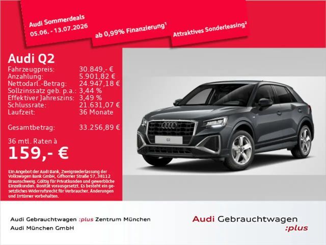 Audi Q2 30 TDI S line Virtual/Navi+/Kamera/GRA 2025 Diesel