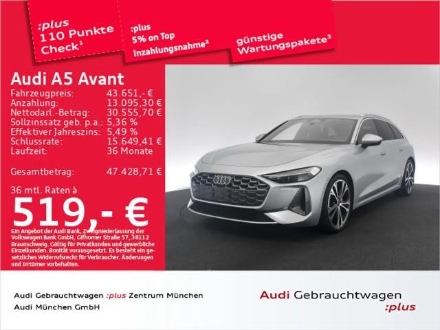 Audi A5 TFSI S tronic S line 20"Zoll/Navi/ACC 2025 Benzine