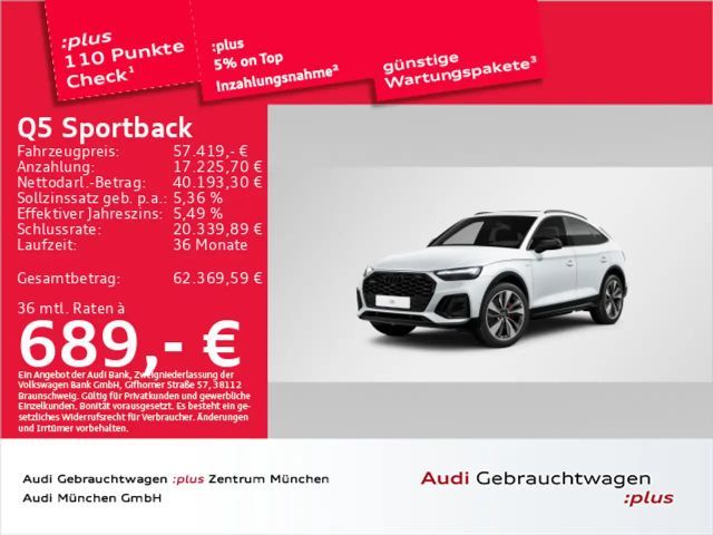 Audi Q5 45 TFSI qu. S tronic S line Pano/Ma 2025 Benzine