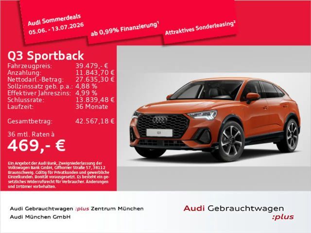 Audi Q3 TFSI S tronic S line AHK/19"Zoll/Na 2025 Benzine