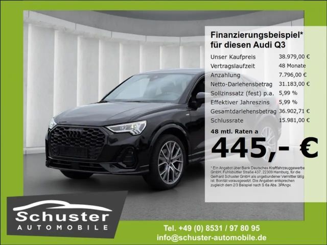 Audi Q3 Sportback S-LINE quattro 40TFSI*AHK ACC 20* 2022 Benzine