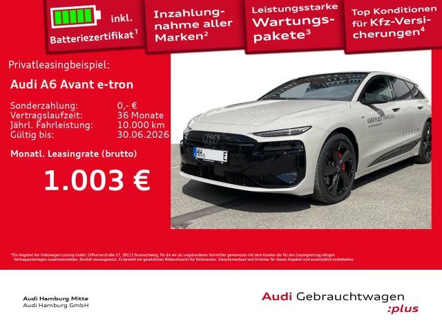 Audi A6 e-tron performance 270 KW S line Pano L 2026 Elektrisch
