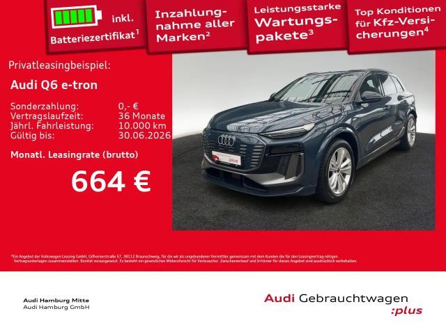 Audi Q6 e-tron performance 225 kW Pano LED Head-Up B& 2025 Elektrisch