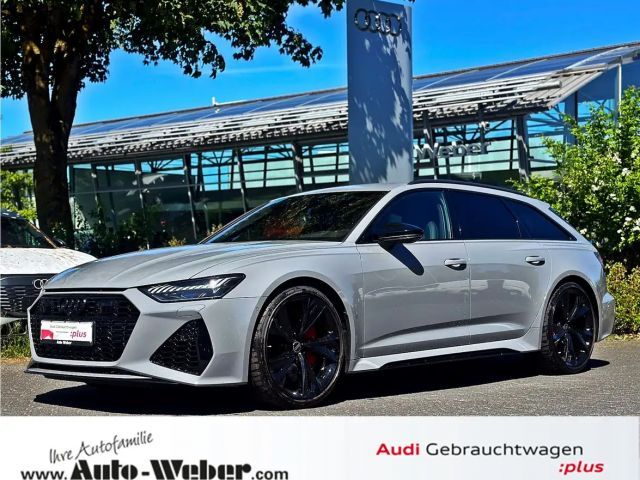 Audi RS6 Avant performance BLACK HUD LASER 360°STHZG 2025 Benzine