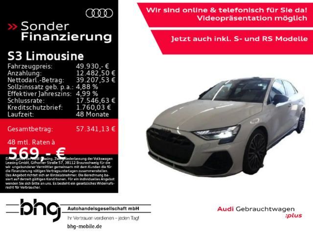 Audi S3 TFSI S tronic PanoDach PerformanceA 2025 Benzine