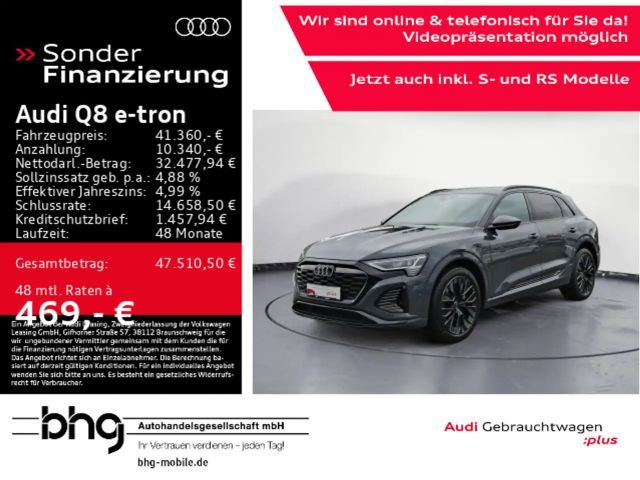 Audi Q8 e-tron 50 quattro S line AHK HUD B+Osound Sta 2023 Elektrisch